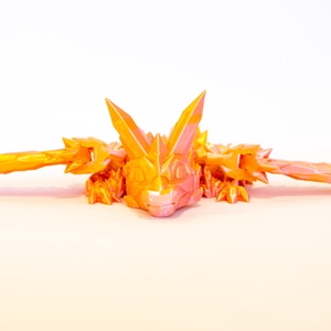 3d nyomtatott baby kristály sárkány - Meska.hu