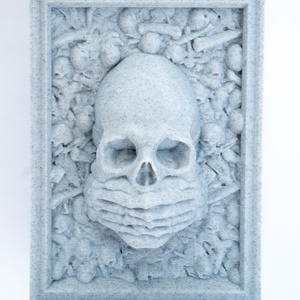 Three Wise skulls koponyák - otthon & életmód - dekoráció - fali és függő dekoráció - falra akasztható dekor - Meska.hu