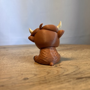 Joseph, a 3D nyomtatott Skót felföldi marha figura - játék & sport - plüssállat & játékfigura - boci, tehén - Meska.hu