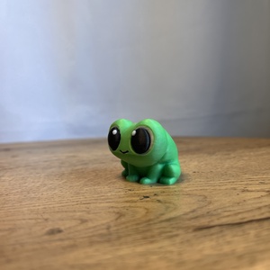 Moss, a 3D nyomtatott béka figura - baba - mama - baba ágynemű - babatakaró, gyerek pléd - Meska.hu