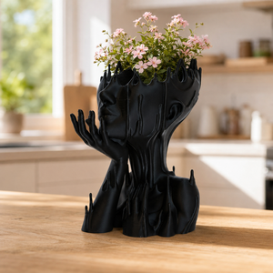 3D nyomtatott virágtartó - kaspó - Meska.hu