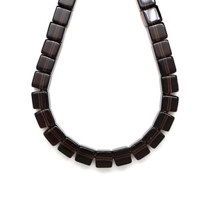 Füstkvarc kocka 8mm ékszerkészítő alapanyag (füzér), Kellékek & szerszámok, Ásvány alapanyag, Ásványfüzér, , MESKA