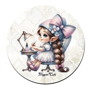 Tündéri Körmös manólány mintás bögre alátét, , , MESKA