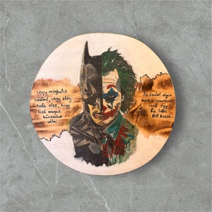 Batman vs Joker, Művészet, Festmény, Akril, Festészet, MESKA