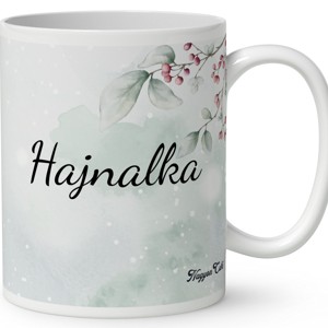 Névvel kérhető - Cuki téli mosómedve hógömbbel mintás bögre - otthon & életmód - konyhafelszerelés, tálalás - tálalás - bögre & csésze - Meska.hu