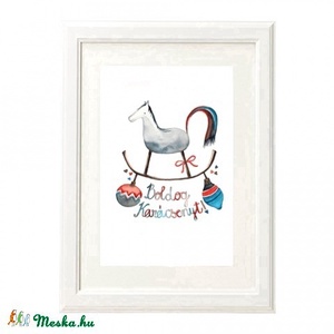 Boldog karácsonyt! - Print  - baba - mama - babaszoba-dekoráció - babaszoba kép - Meska.hu