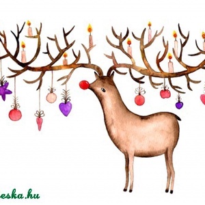 Ünnepi hangulatban - Print (Akvarell) - Meska.hu