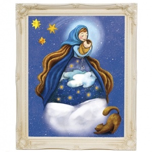 Karácsonynak éjszakáján - Print - művészet - grafika & illusztráció - művészi nyomat - Meska.hu