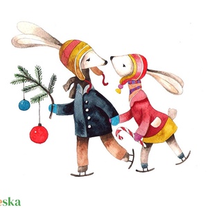 Itt a karácsony! - Print , Otthon & Lakás, Babaszoba, gyerekszoba, Babaszoba kép, Fotó, grafika, rajz, illusztráció, MESKA