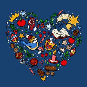 Adventi várakozás - Print (Digitális)  - karácsony - karácsonyi lakásdekoráció - karácsonyi lakásdíszek - Meska.hu