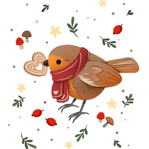 Az igazi csodára várva - Print  - karácsony - karácsonyi lakásdekoráció - karácsonyi lakásdíszek - Meska.hu