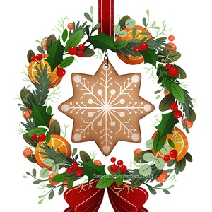 Áldott Karácsonyt! - Print  - karácsony - karácsonyi lakásdekoráció - karácsonyi lakásdíszek - Meska.hu