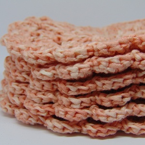 Lazacszínű poháralátét szett - otthon & életmód - konyhafelszerelés, tálalás - tálalás - tányér- és poháralátét - Meska.hu