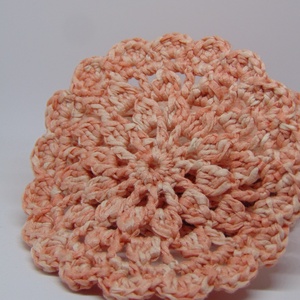 Lazacszínű poháralátét szett - otthon & életmód - konyhafelszerelés, tálalás - tálalás - tányér- és poháralátét - Meska.hu