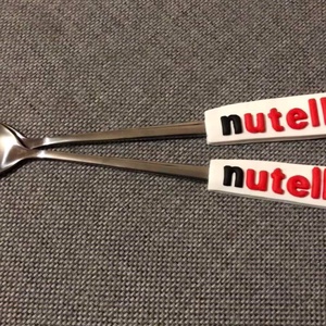 Nutella feliratú kanál - otthon & életmód - konyhafelszerelés, tálalás - tálalás - kanál & villa - Meska.hu
