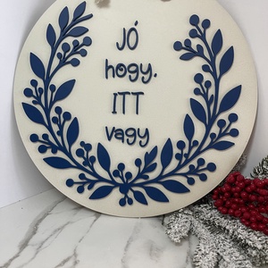 Karácsonyi ajtódísz - Meska.hu