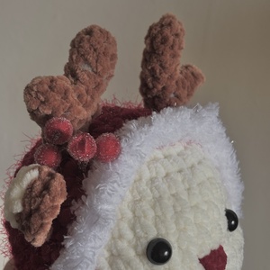 Horgolt Karácsonyi Rénszarvas - játék & sport - plüssállat & játékfigura - más figura - Meska.hu