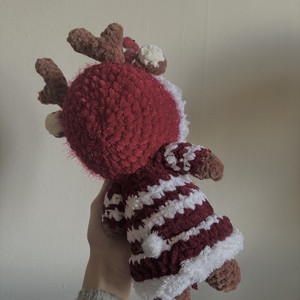 Horgolt Karácsonyi Rénszarvas - játék & sport - plüssállat & játékfigura - más figura - Meska.hu