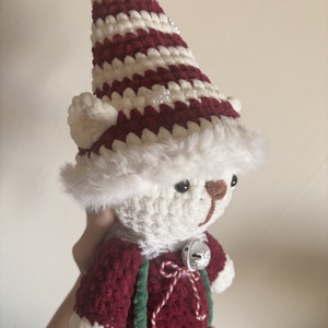 Horgolt Karácsonyi Jegesmedve - játék & sport - plüssállat & játékfigura - más figura - Meska.hu