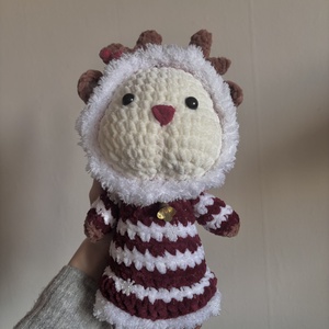 Horgolt Karácsonyi Rénszarvas - játék & sport - plüssállat & játékfigura - más figura - Meska.hu