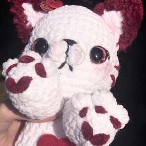 Szív cica - játék & sport - plüssállat & játékfigura - más figura - Meska.hu