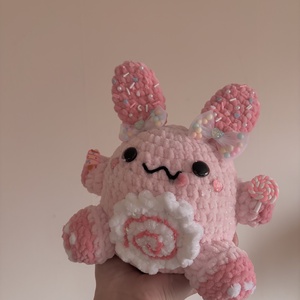 Cukorka Nyuszi Horgolt - játék & sport - plüssállat & játékfigura - nyuszi - Meska.hu