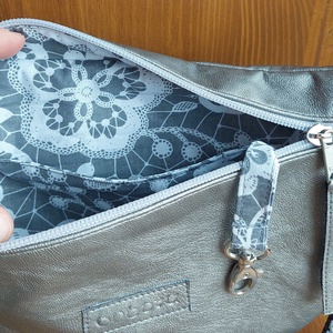 Grammicus kollekció - bézs, anyagában steppelt oldal - és övtáska/Bum Bag/Fanny Pack/Waist Bag/Belt Bag - táska & tok - övtáska - Meska.hu