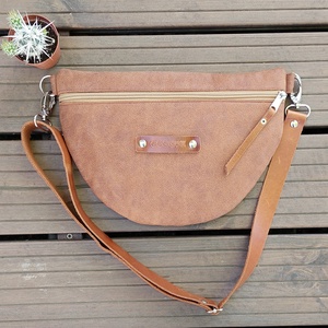 Grammicus kollekció - camelbarna oldal - és övtáska/Bum Bag/Fanny Pack/Waist Bag/Belt Bag - táska & tok - övtáska - Meska.hu