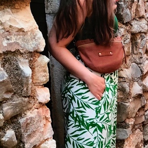 Grammicus kollekció - camelbarna oldal - és övtáska/Bum Bag/Fanny Pack/Waist Bag/Belt Bag - táska & tok - övtáska - Meska.hu