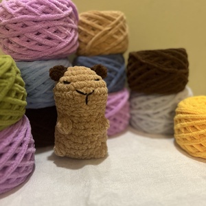 Capybara amigurumi plüss - játék & sport - plüssállat & játékfigura - más figura - Meska.hu