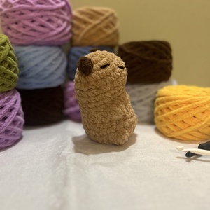 Capybara amigurumi plüss - játék & sport - plüssállat & játékfigura - más figura - Meska.hu