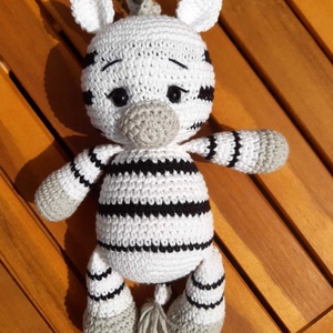 Amigurumi zebra - Meska.hu
