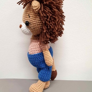 Amigurumi kis oroszlán - játék & sport - plüssállat & játékfigura - más figura - Meska.hu