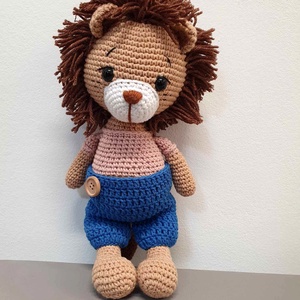 Amigurumi kis oroszlán - játék & sport - plüssállat & játékfigura - más figura - Meska.hu