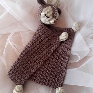 Őzike szundikendő, Játék & Sport, Plüssállat & Játékfigura, Őzike, szarvas, Horgolás, Varrás, MESKA