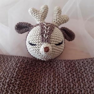 Őzike szundikendő - játék & sport - plüssállat & játékfigura - őzike, szarvas - Meska.hu