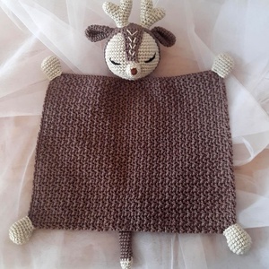 Őzike szundikendő - játék & sport - plüssállat & játékfigura - őzike, szarvas - Meska.hu