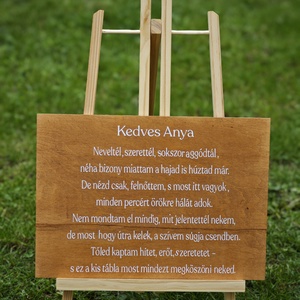 Szülőköszöntő tábla, Esküvő, Dekoráció, Tábla & Jelzés, Fotó, grafika, rajz, illusztráció, MESKA