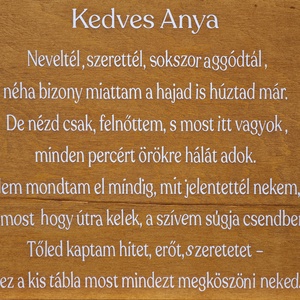 Szülőköszöntő tábla - esküvő - dekoráció - tábla & jelzés - Meska.hu