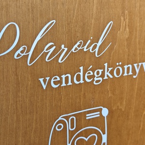 Polaroid vendégkönyv tábla - esküvő - dekoráció - tábla & jelzés - Meska.hu