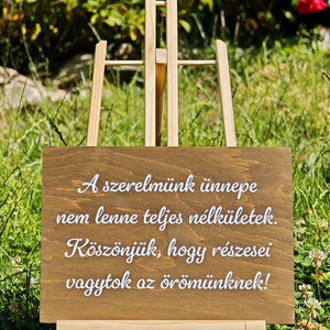 Esküvői tábla - esküvő - dekoráció - tábla & jelzés - Meska.hu