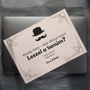 Tanúfelkérő férfiaknak - Meska.hu