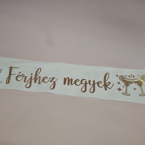 Egyedi vállszalag  bármilyen szöveggel! - Meska.hu