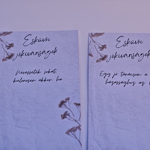 Esküvői jókívánságkártyák - Meska.hu