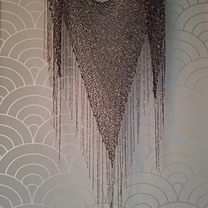 Kézzel kötött alkalmi kendő - esküvő - ruha - vállfa - Meska.hu