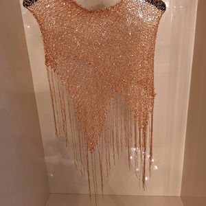 Kézzel kötött alkalmi poncsó, Esküvő, Kiegészítők, Bolero és válltakaró, Kötés, MESKA