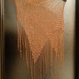 Kézzel kötött alkalmi poncsó - esküvő - kiegészítők - bolero és válltakaró - Meska.hu