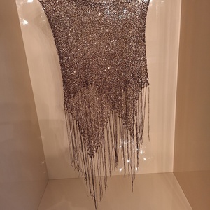 Kézzel kötött alkalmi poncs� - esküvő - kiegészítők - bolero és válltakaró - Meska.hu