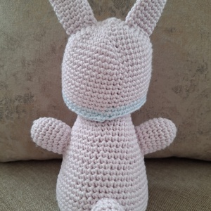 Horgolt Waldorf nyuszi - játék & sport - plüssállat & játékfigura - nyuszi - Meska.hu