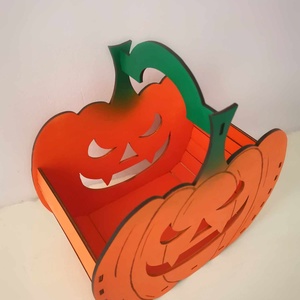 Halloween-i kosár - otthon & életmód - dekoráció - halloween - halloweeni tök - Meska.hu